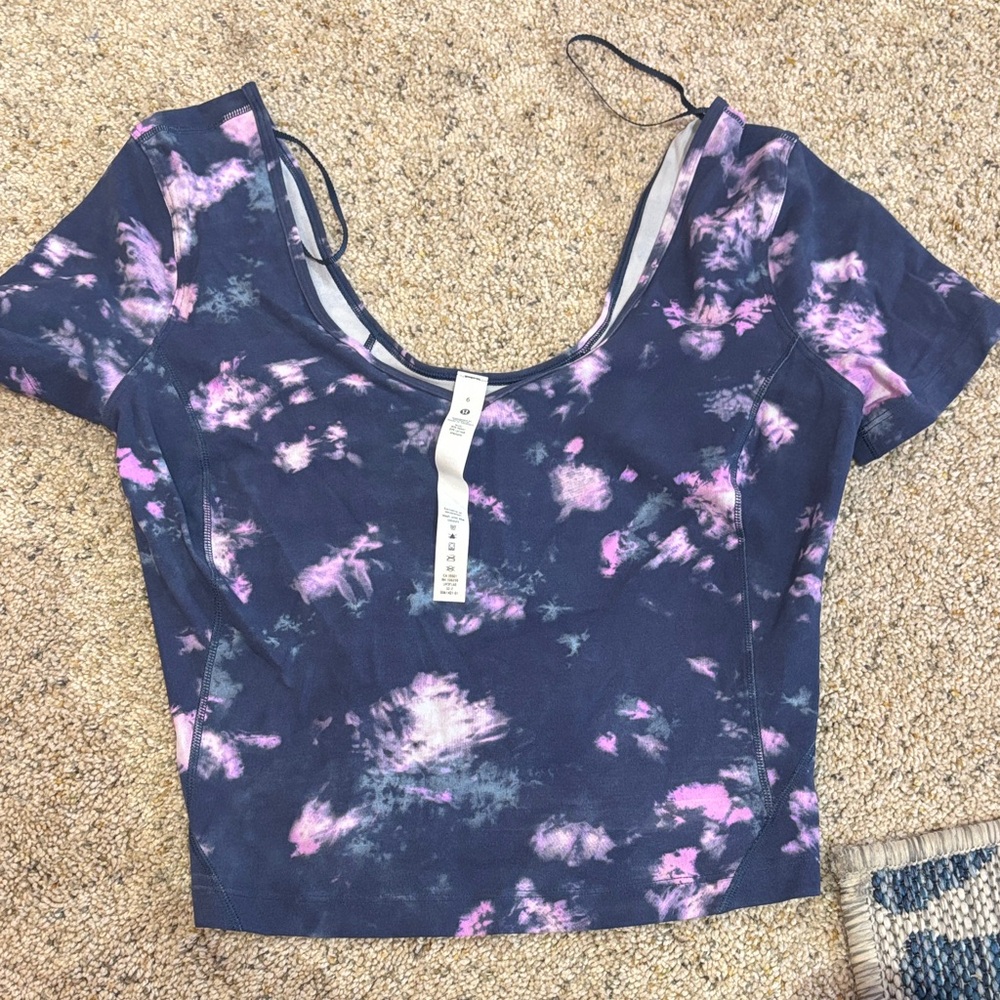 Tie-Dye Crop Top Lululemon